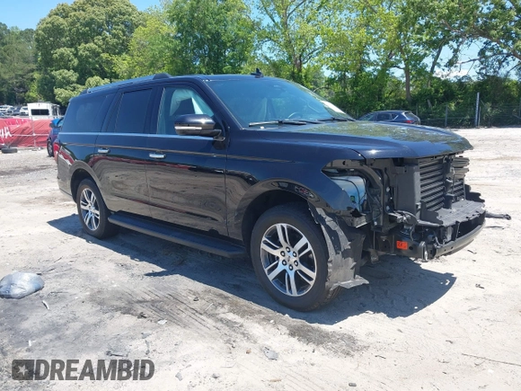 2024 Ford Expedition Max Limited with VIN 1FMJK1K87REA30051, listed as a IAAI auction lot 42184005 with 28,551 mi miles and . Bid and sale history available at DreamBid. Image 1.