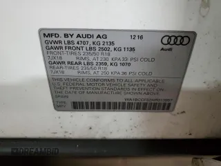 2017 Audi Q3 Premium with VIN WA1BCCFS2HR013957, listed as a Copart auction lot 43524655 with 118,418 mi miles and Salvage Title. Bid and sale history available at carsss.com. Image 14.