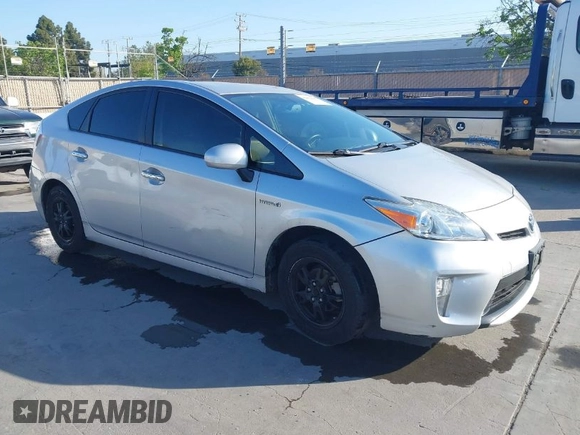 2013 Toyota Prius One with VIN JTDKN3DU6D5687163, listed as a IAAI auction lot 42034445 with 354,736 mi miles. Bid and sale history available at carsss.com. Image 1.
