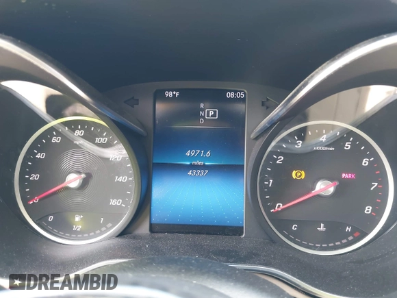 2020 Mercedes-Benz C 300 with VIN W1KWF8DB4LR581964, listed as a IAAI auction lot 42366657 with 43,337 mi miles and . Bid and sale history available at DreamBid. Image 7.