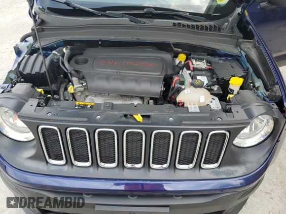 2017 Jeep Renegade Sport z VIN ZACCJAABXHPE66802, wystawiony jako Copart lot #60054025 z przebiegiem 70 039 mil mil oraz Szkoda całkowita • Salvage title. Historia ofert i sprzedaży dostępna na DreamBid. Obrazek 12.