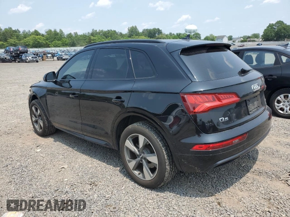 2020 Audi Q5 Premium with VIN WA1ANAFY8L2113769, listed as a Copart auction lot 59963025 with 125,844 mi miles and Salvage title. Bid and sale history available at DreamBid. Image 2.