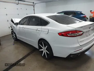 2019 Ford Fusion Titanium with VIN 3FA6P0D98KR124007, listed as a IAAI auction lot 41639572 with 80,272 mi miles. Bid and sale history available at carsss.com. Image 3.