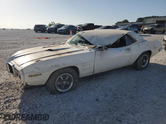1969 Pontiac Firebird with VIN 223379U134459, listed as a Copart auction lot 60249995 with Not provided miles and Clean title. Bid and sale history available at DreamBid. Image 1.