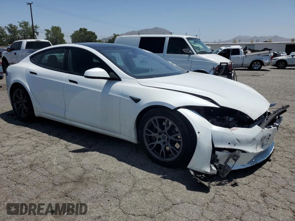 2023 Tesla Model S z VIN 5YJSA1E58PF500032, wystawiony jako Copart lot #57532955 z przebiegiem Nie podano mil oraz Szkoda całkowita • Salvage title. Historia ofert i sprzedaży dostępna na DreamBid. Obrazek 4.