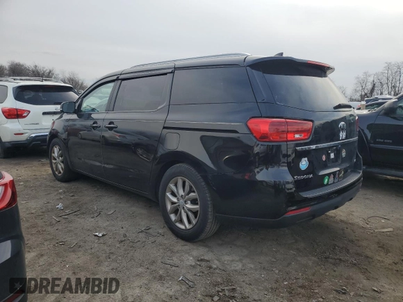 2019 Kia Sedona EX with VIN KNDMB5C19K6517665, listed as a Copart auction lot 85963624 with 102,400 mi miles and Clean Title. Bid and sale history available at carsss.com. Image 2.