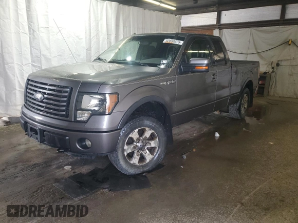 2011 Ford F-150 XL with VIN 1FTFX1EF2BFB01047, listed as a Copart auction lot 52690575 with 159,294 mi miles and Salvage Title. Bid and sale history available at carsss.com. Image 1.