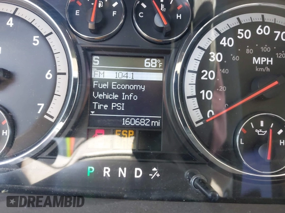 2010 Dodge 1500 SLT with VIN 1D7RV1CT9AS161754, listed as a IAAI auction lot 41814920 with 160,682 mi miles and . Bid and sale history available at DreamBid. Image 15.