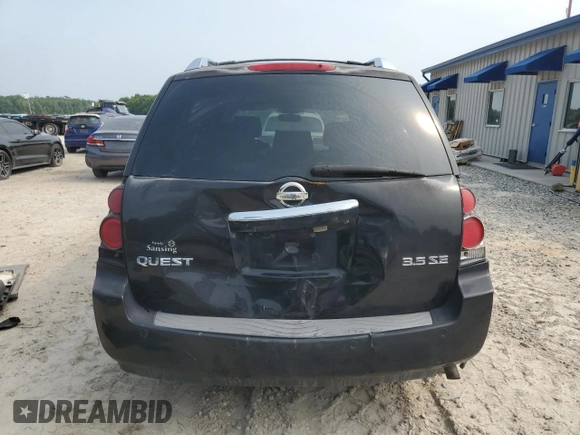 2007 Nissan Quest SL z VIN 5N1BV28U27N124003, wystawiony jako Copart lot #57876915 z przebiegiem 141 409 mil mil oraz Szkoda całkowita • Salvage title. Historia ofert i sprzedaży dostępna na DreamBid. Obrazek 6.