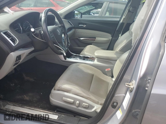2016 Acura TLX Technology with VIN 19UUB2F56GA008801, listed as a Copart auction lot 61914884 with 109,129 mi miles and Salvage title. Bid and sale history available at DreamBid. Image 7.