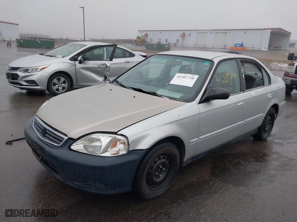 2000 Honda Civic VP with VIN 2HGEJ6614YH551613, listed as a IAAI auction lot 41207710 with 186,595 mi miles. Bid and sale history available at carsss.com. Image 17.