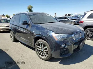 2015 BMW X3 xDrive28d with VIN 5UXWY3C55F0F83896, listed as a Copart auction lot 70690134 with 119,581 mi miles and Salvage Title. Bid and sale history available at carsss.com. Image 4.