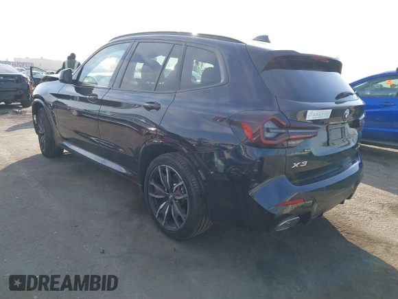 2024 BMW X3 sDrive30i with VIN WBX47DP07RN272655, listed as a IAAI auction lot 41018753 with 11,330 mi miles and . Bid and sale history available at DreamBid. Image 3.