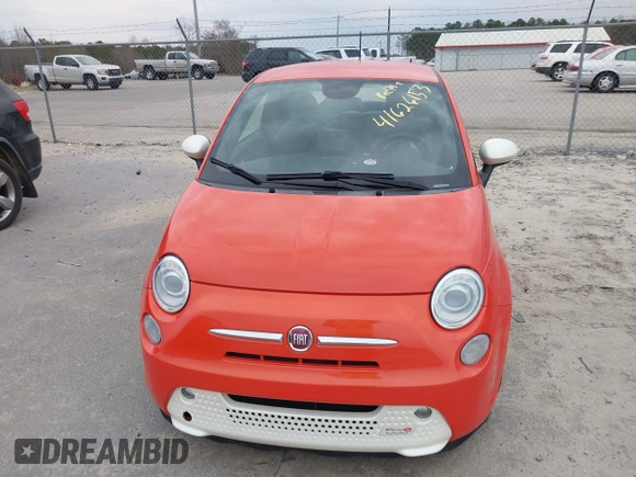 2013 FIAT 500e with VIN 3C3CFFGE1DT750990, listed as a IAAI auction lot 41626153 with 36,079 mi miles. Bid and sale history available at carsss.com. Image 6.