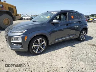 2021 Hyundai Kona Limited with VIN KM8K3CA56MU750704, listed as a Copart auction lot 48779163 with 32,834 mi miles. Bid and sale history available at carsss.com. Image 1.