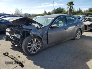 2012 Infiniti G37 Sedan Journey with VIN JN1CV6AP1CM628744, listed as a Copart auction lot 45713985 with 0 mi miles and Salvage Title. Bid and sale history available at carsss.com. Image 1.