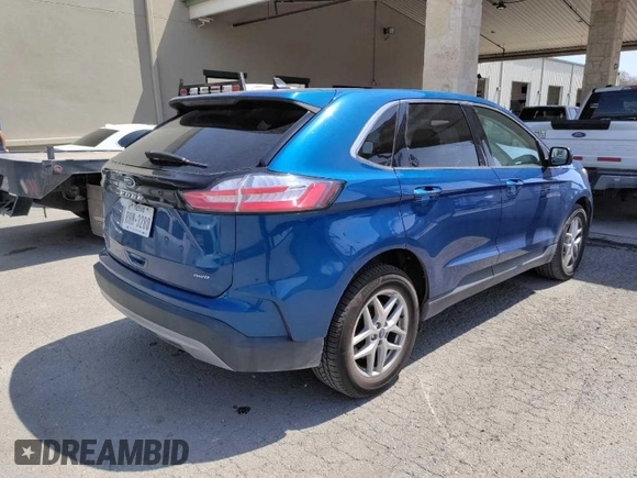 2021 Ford Edge SEL with VIN 2FMPK4J91MBA22859, listed as a IAAI auction lot 41960460 with 47,589 mi miles. Bid and sale history available at carsss.com. Image 1.
