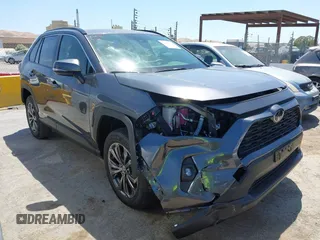 2025 Toyota RAV4 Hybrid XLE Premium with VIN JTMB6RFV8SD162341, listed as a IAAI auction lot 42420412 with 338 mi miles and . Bid and sale history available at DreamBid. Image 1.