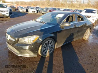 2017 Mercedes-Benz CLA with VIN WDDSJ4EB9HN455067, listed as a IAAI auction lot 41188890 with 1 mi miles. Bid and sale history available at carsss.com. Image 2.