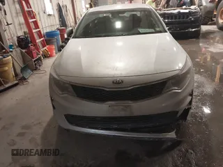 2018 Kia Optima S with VIN 5XXGT4L35JG263409, listed as a IAAI auction lot 41646396 with 97,793 mi miles. Bid and sale history available at carsss.com. Image 12.