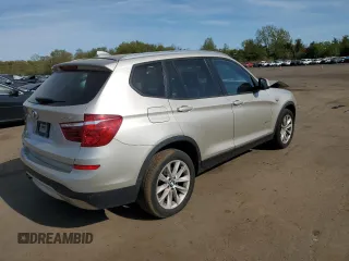 2015 BMW X3 xDrive28i with VIN 5UXWX9C50F0D46867, listed as a Copart auction lot 54896695 with 139,798 mi miles and Salvage Title. Bid and sale history available at DreamBid. Image 3.