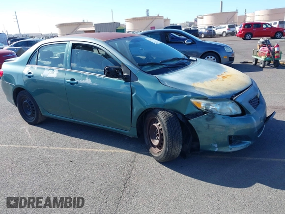 2009 Toyota Corolla with VIN 1NXBU40E39Z119288, listed as a IAAI auction lot 40477607 with 76,584 mi miles. Bid and sale history available at carsss.com. Image 1.