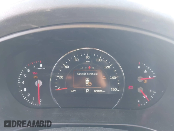 2018 Kia Sorento EX with VIN 5XYPHDA52JG346569, listed as a IAAI auction lot 40932087 with 121,836 mi miles and . Bid and sale history available at DreamBid. Image 7.