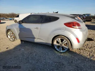 2012 Hyundai Veloster w/Gray Int with VIN KMHTC6AD2CU050738, listed as a Copart auction lot 42136435 with 151,482 mi miles and Salvage Title. Bid and sale history available at carsss.com. Image 2.