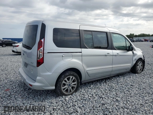 2021 Ford Transit Connect XLT with VIN NM0GE9F28M1500501, listed as a Copart auction lot 50764445 with 24,638 mi miles and Salvage title. Bid and sale history available at DreamBid. Image 3.