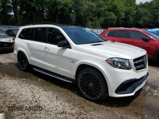 2018 Mercedes-Benz GLS with VIN 4JGDF7FE0JB109409, listed as a Copart auction lot 63610364 with 108,787 mi miles and Salvage Title. Bid and sale history available at carsss.com. Image 4.