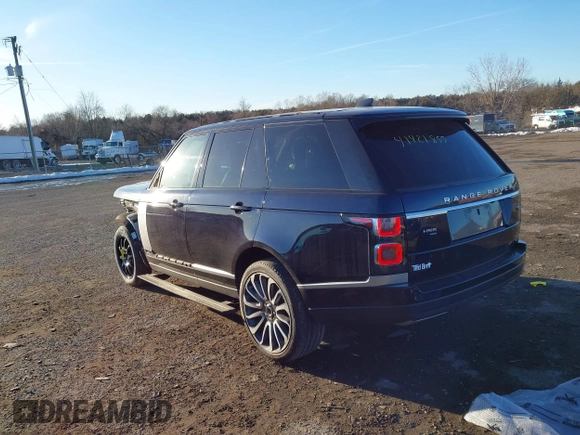 2021 Land Rover Range Rover P525 Westminster z VIN SALGS2SE1MA426172, wystawiony jako IAAI lot #41421855 z przebiegiem 35 270 mil mil oraz . Historia ofert i sprzedaży dostępna na DreamBid. Obrazek 3.
