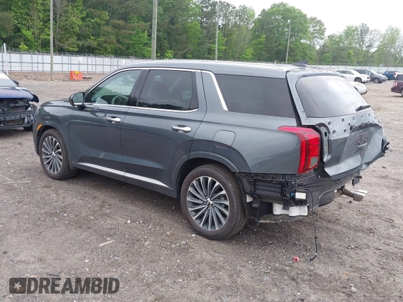 2024 Hyundai Palisade Calligraphy z VIN KM8R7DGE5RU806672, wystawiony jako IAAI lot #42119069 z przebiegiem 8 325 mil mil oraz . Historia ofert i sprzedaży dostępna na DreamBid. Obrazek 3.