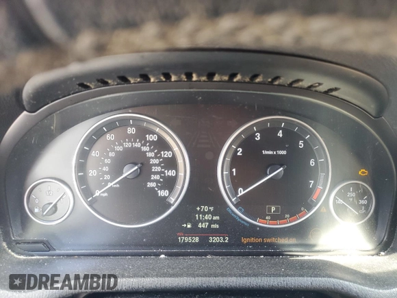 2013 BMW X3 xDrive28i with VIN 5UXWX9C54D0A32782, listed as a Copart auction lot 55634145 with 179,528 mi miles and Clean Title. Bid and sale history available at DreamBid. Image 9.