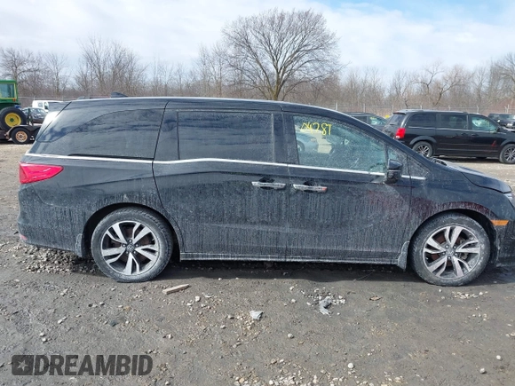 2018 Honda Odyssey Elite with VIN 5FNRL6H96JB079780, listed as a IAAI auction lot 41804787 with 62,861 mi miles. Bid and sale history available at carsss.com. Image 13.