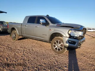 2024 Ram 2500 Longhorn with VIN 3C6UR5PLXRG236532, listed as a Copart auction lot 56075375 with 15,468 mi miles and Salvage title. Bid and sale history available at DreamBid. Image 4.