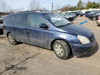 2008 Kia Sedona LX with VIN KNDMB233086212855, listed as a Copart auction lot 48263625 with 210,653 mi miles and Salvage Title. Bid and sale history available at carsss.com. Image 4.