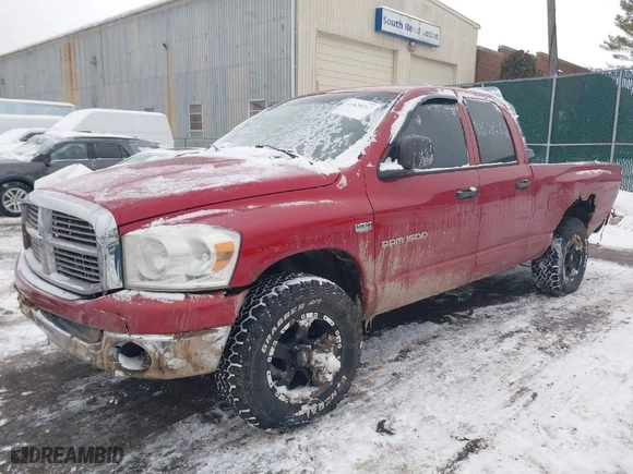 2007 Dodge Ram 1500 SLT with VIN 1D7HU18267S191267, listed as a IAAI auction lot 41620262 with NaN miles. Bid and sale history available at carsss.com. Image 2.