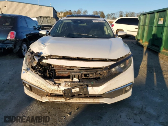 2020 Honda Civic Sedan EX with VIN 19XFC1F30LE010788, listed as a Copart auction lot 81782004 with 77,984 mi miles and Salvage Title. Bid and sale history available at carsss.com. Image 5.