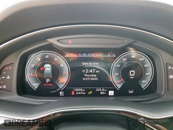 2024 Audi Q7 Premium Plus with VIN WA1LCBF74RD003777, listed as a Copart auction lot 48144115 with 13,659 mi miles and Salvage title. Bid and sale history available at DreamBid. Image 9.