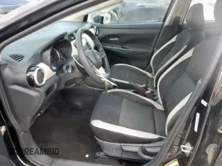 2021 Nissan Versa SV with VIN 3N1CN8EVXML859612, listed as a Copart auction lot 58491295 with 86,335 mi miles and Salvage title. Bid and sale history available at DreamBid. Image 7.