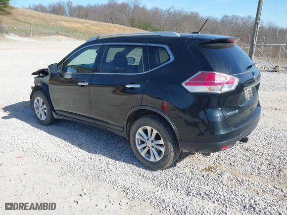 2016 Nissan Rogue S with VIN JN8AT2MV8GW134974, listed as a IAAI auction lot 41810391 with 191,791 mi miles. Bid and sale history available at carsss.com. Image 3.