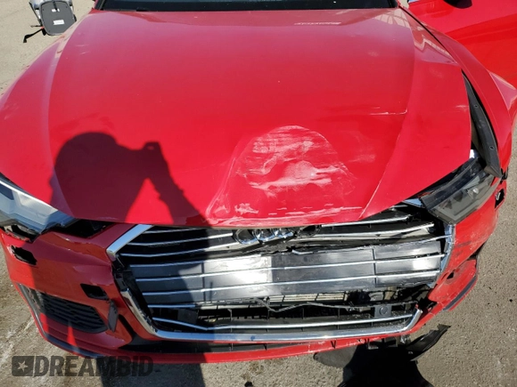2019 Audi A6 Premium with VIN WAUK2AF25KN069576, listed as a Copart auction lot 75137094 with 0 mi miles and Salvage Title. Bid and sale history available at carsss.com. Image 13.
