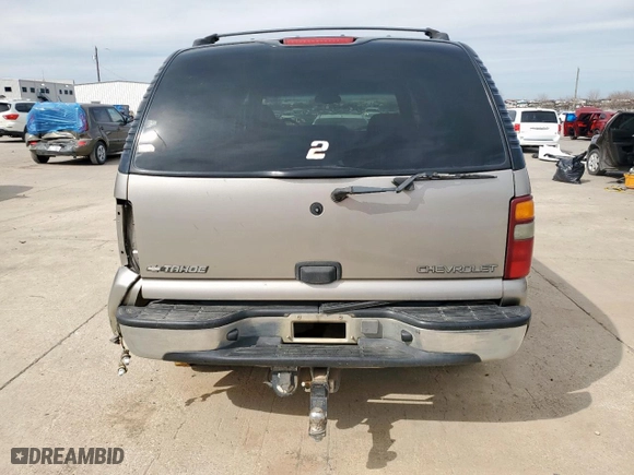2001 Chevrolet Tahoe LT with VIN 1GNEC13TX1R118666, listed as a Copart auction lot 48984405 with 252,830 mi miles and Salvage Title. Bid and sale history available at carsss.com. Image 6.