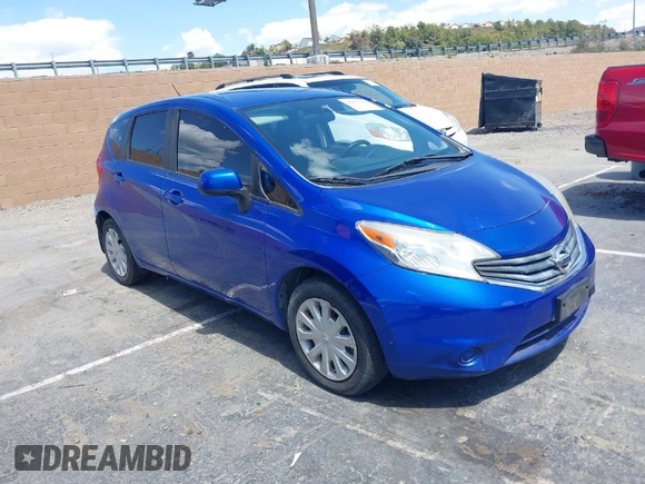 2014 Nissan Note SV with VIN 3N1CE2CP8EL390605, listed as a IAAI auction lot 41975586 with 118,746 mi miles and . Bid and sale history available at DreamBid. Image 1.