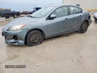 2013 Mazda 3 i SV with VIN JM1BL1TF6D1791561, listed as a Copart auction lot 54434095 with 115,604 mi miles and Salvage Title. Bid and sale history available at DreamBid. Image 1.