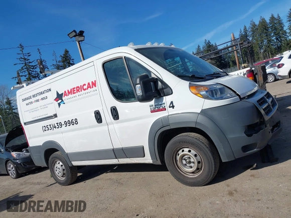 2016 Ram ProMaster Cargo with VIN 3C6TRVNG4GE130605, listed as a IAAI auction lot 41699749 with 162,677 mi miles and . Bid and sale history available at DreamBid. Image 13.