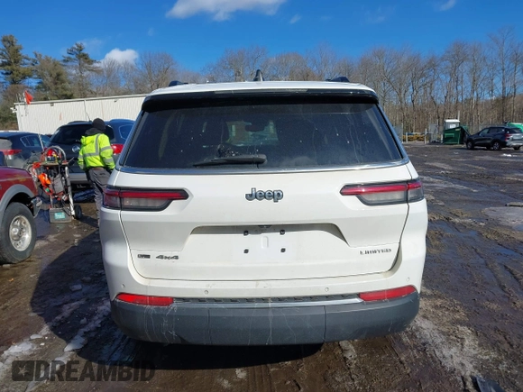 2021 Jeep Grand Cherokee Limited with VIN 1C4RJKBG4M8125519, listed as a IAAI auction lot 41600162 with 81,467 mi miles and . Bid and sale history available at DreamBid. Image 17.
