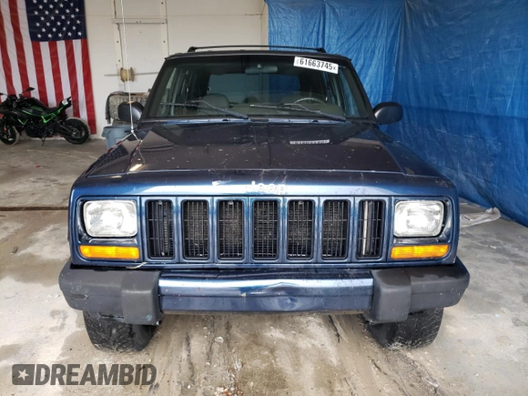2001 Jeep Cherokee Sport with VIN 1J4FF48S81L620370, listed as a Copart auction lot 61663745 with 158,512 mi miles and Clean title. Bid and sale history available at DreamBid. Image 5.