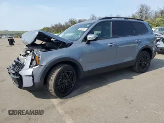 2024 Kia Telluride EX X-Line with VIN 5XYP3DGC0RG454043, listed as a Copart auction lot 59605825 with 13,606 mi miles and Salvage title. Bid and sale history available at DreamBid. Image 1.