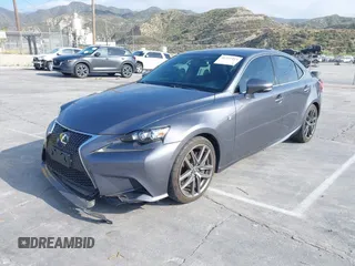 2016 Lexus IS 200t with VIN JTHBA1D27G5023567, listed as a IAAI auction lot 41347193 with Not Provided miles and . Bid and sale history available at DreamBid. Image 2.